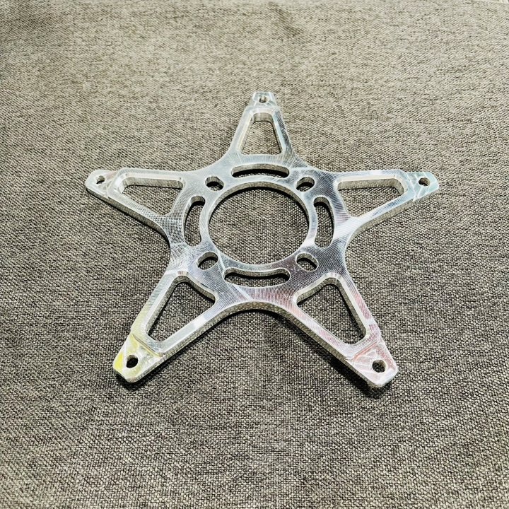 Lòng đĩa nhôm cho satria raider gắn đùm mâm MS01