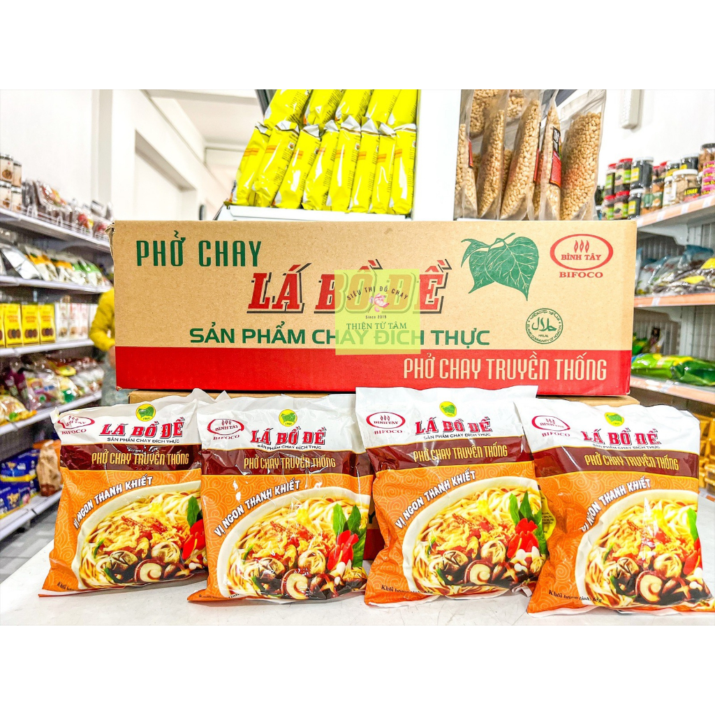 Phở Chay Lá Bồ Đề Hương Vị Truyền Thống Thùng 30 gói