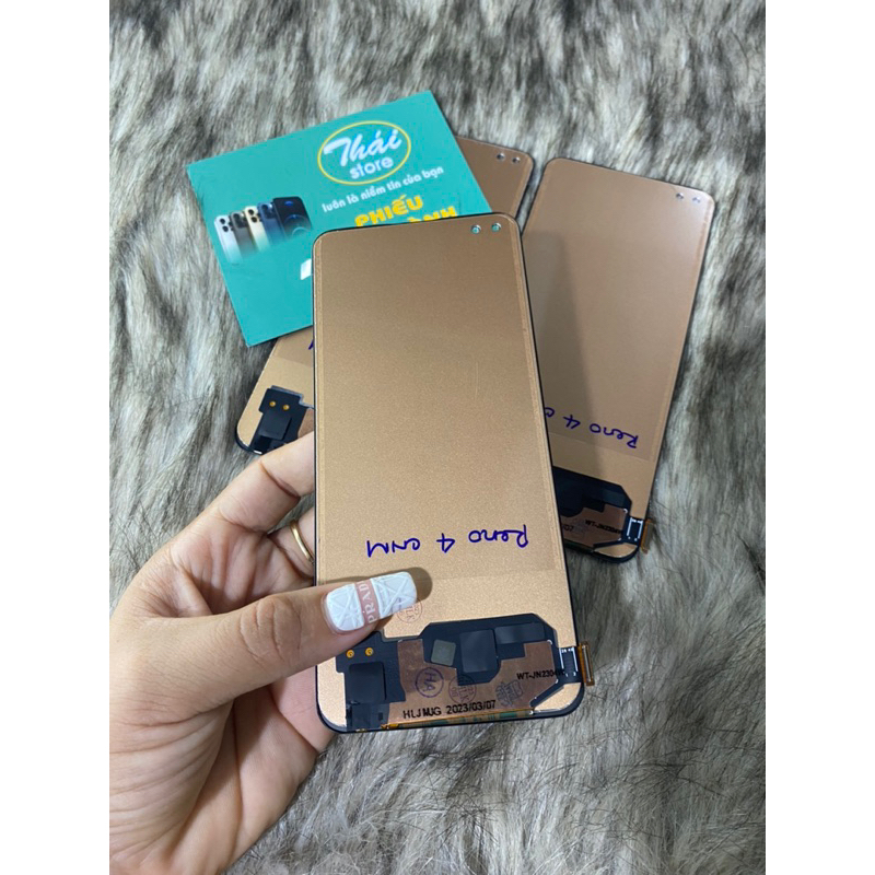 MÀN HÌNH OPPO RENO 4 4G / RENO 4 5G / RENO 4F / F17 PRO / A93 4G  - ĐEN