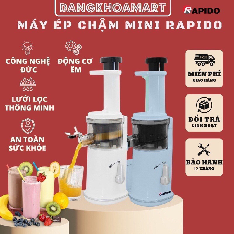 Máy ép chậm Mini Rapido RSJ120