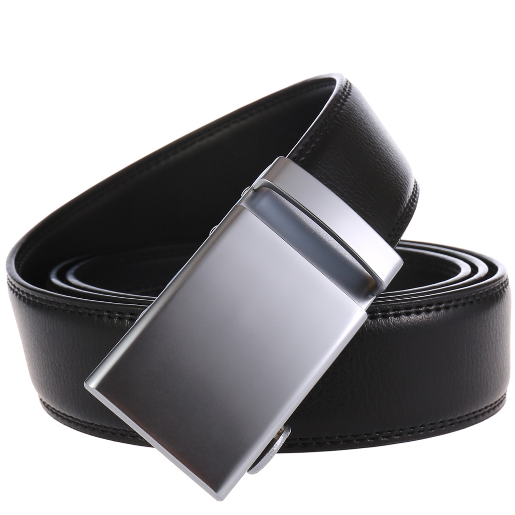 Thắt lưng nam bản 3.5 cm , dây lưng da bò thật 02 lớp loại MENWIS S03 khóa tự động , dây nịt nam bảo hành 12 tháng