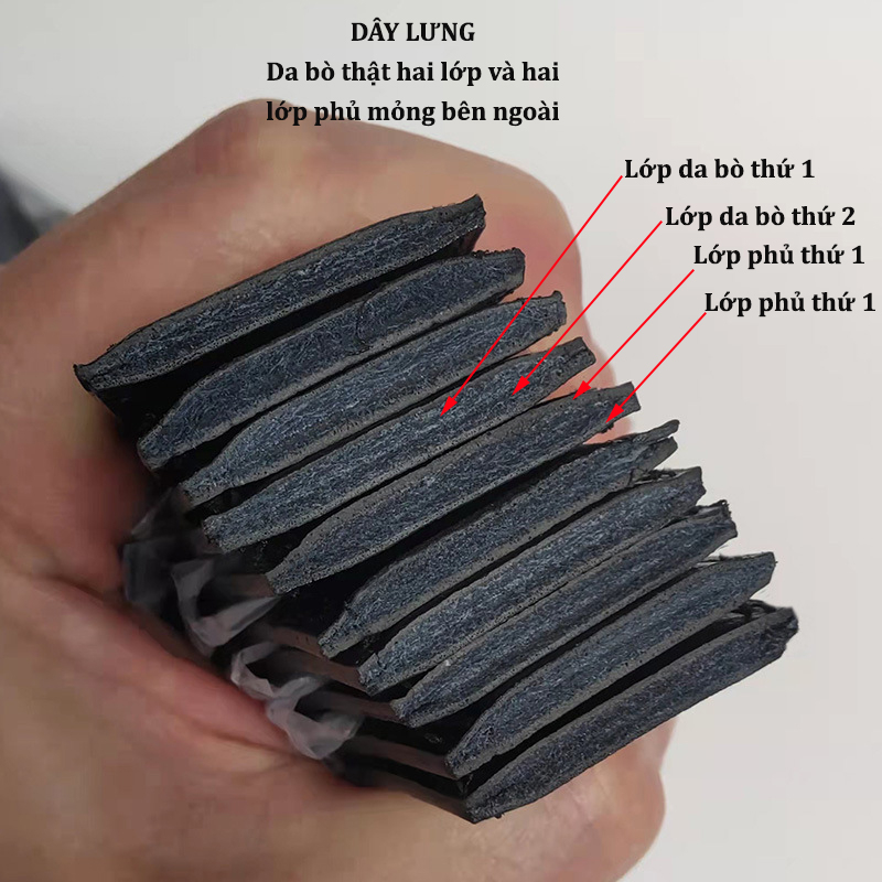 Thắt lưng nam bản 3.5 cm , dây lưng da bò thật 02 lớp loại MENWIS S03 khóa tự động , dây nịt nam bảo hành 12 tháng