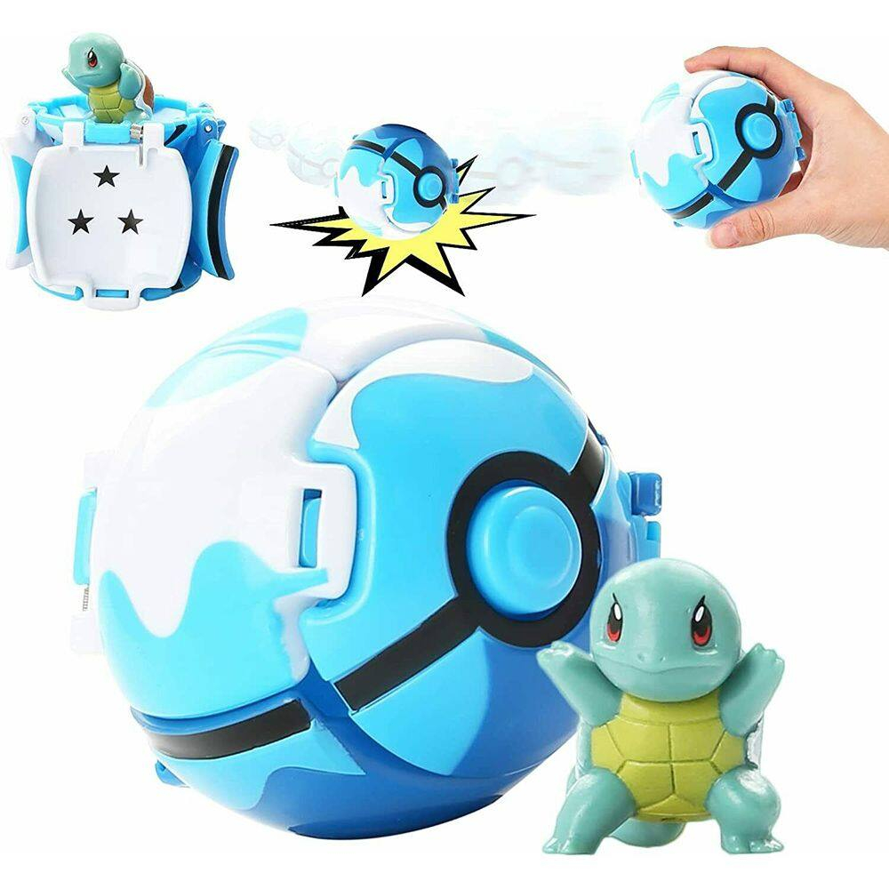 Mô Hình Quả Cầu Pokemon, Tự Động Ném Thú Pikachu Dành Cho Bé.