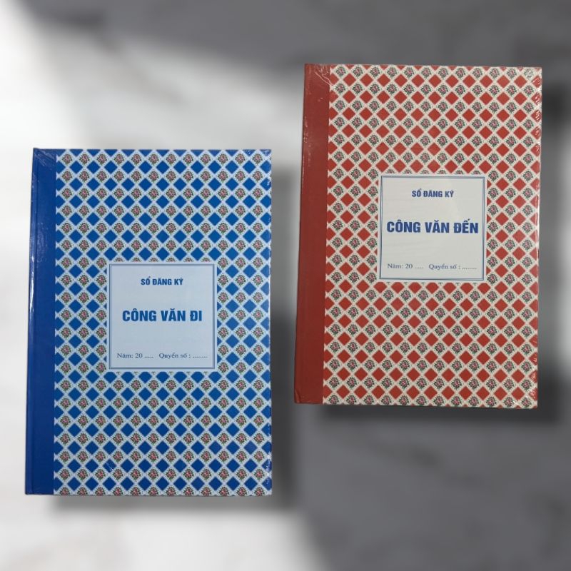 Sổ Công văn đến, Sổ Công văn đi, loại dầy, 200 Trang