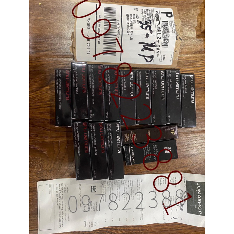 Son S.h.u mini unbox 784 đỏ đất