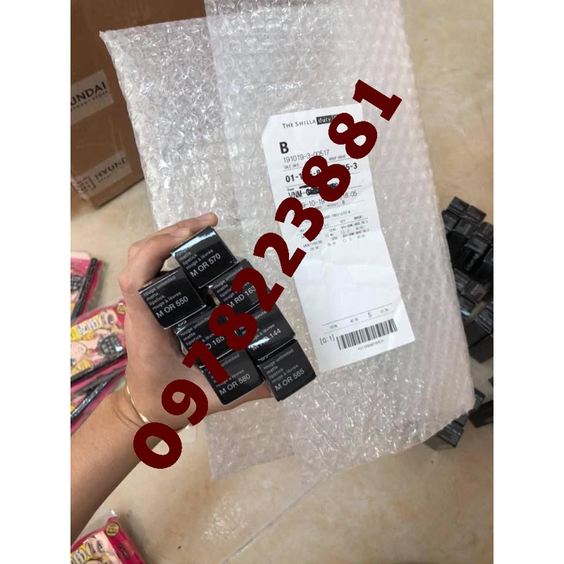 Son S.h.u mini unbox 784 đỏ đất