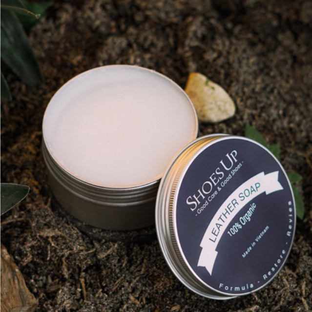 Shoes Up Leather Soap 200G - Xà phòng làm sạch Giày da, Đồ Da, Áo Da, Túi xách da chuyên dụng