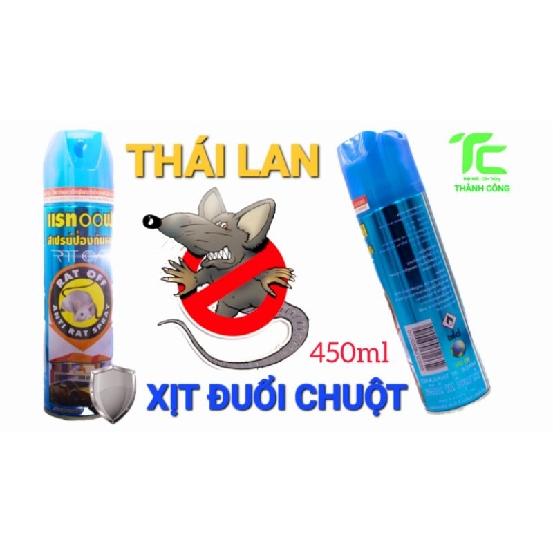 Xịt Đuổi Chuột Nhập Khẩu Thái Lan Chính Hãng