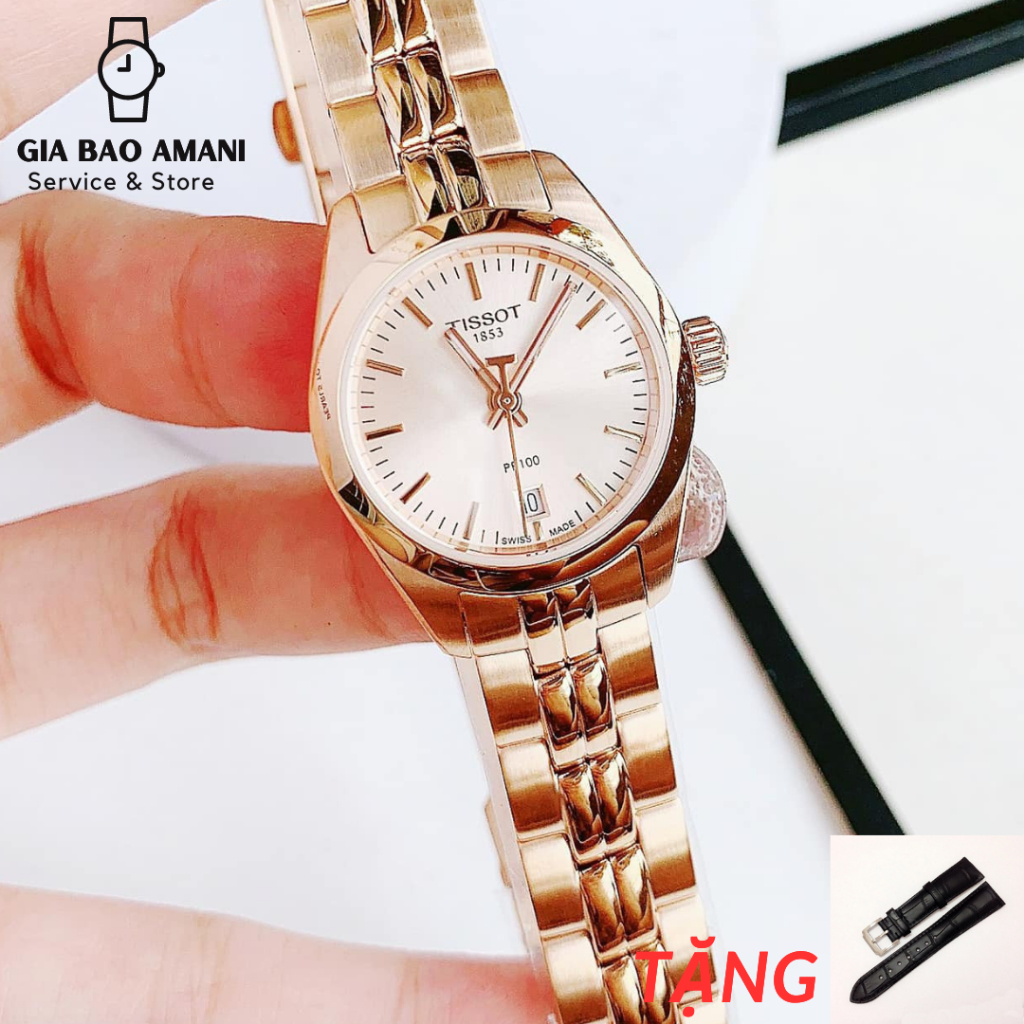 Đồng Hồ Nữ TISSOT Quartz T101.010.33.451.00 Chính Hãng Tặng Dây Da Cao Cấp
