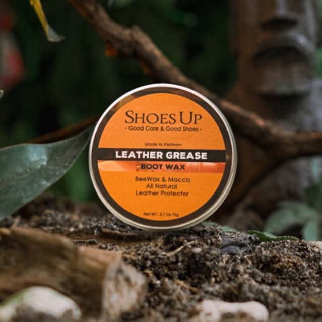 Shoes Up Leather Grease - Sáp dưỡng đồ da chuyên sâu dành cho giày,bốt, áo khoác da