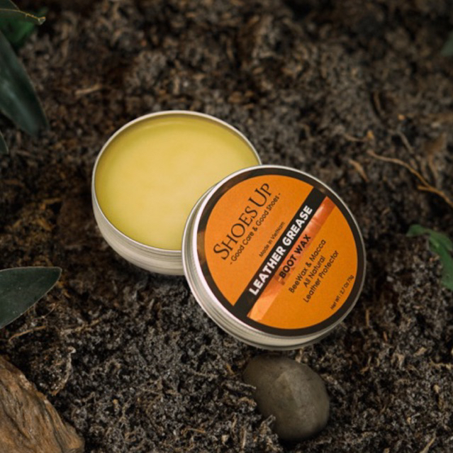 Shoes Up Leather Grease - Sáp dưỡng đồ da chuyên sâu dành cho giày,bốt, áo khoác da