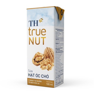 Vỉ 4 Hộp Sữa Hạt TH True NUT 180 ml - Óc Chó/ Mắc Ca