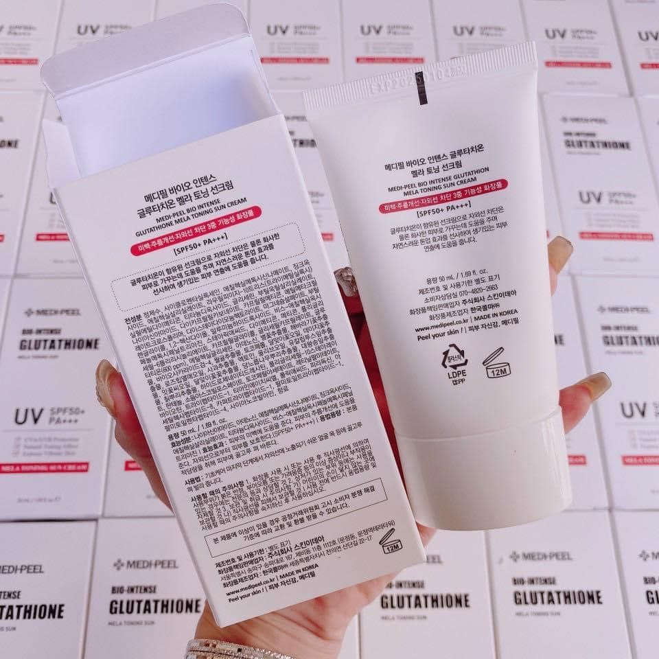 Kem chống nắng Medipeel Bio-Intense Glutathion Mela Toning 50ml