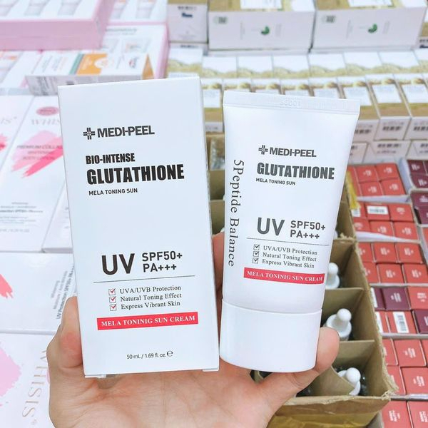Kem chống nắng Medipeel Bio-Intense Glutathion Mela Toning 50ml