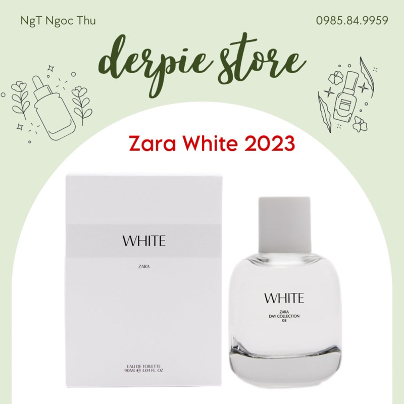 Nước hoa nữ Zara White EDT - nhẹ nhàng, sạch, dịu