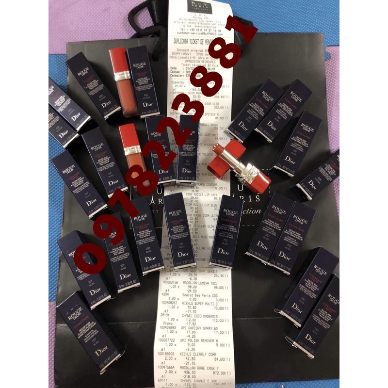 Son kem Di.or 707 fullsize fullbox cam cháy