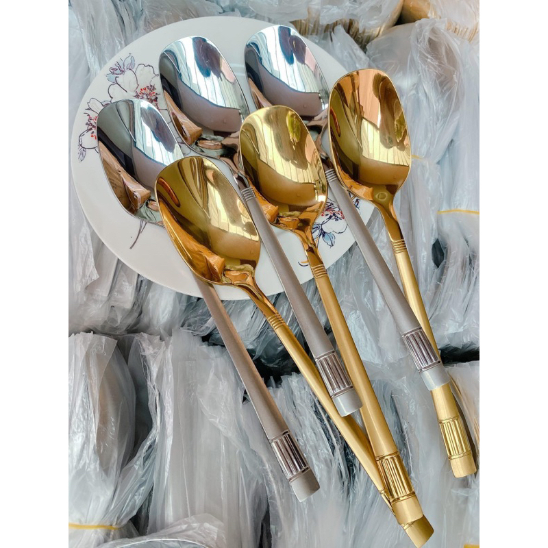 Lẻ 1 Thìa chất liệu inox 304 phong cách Bắc Âu sang chảnh