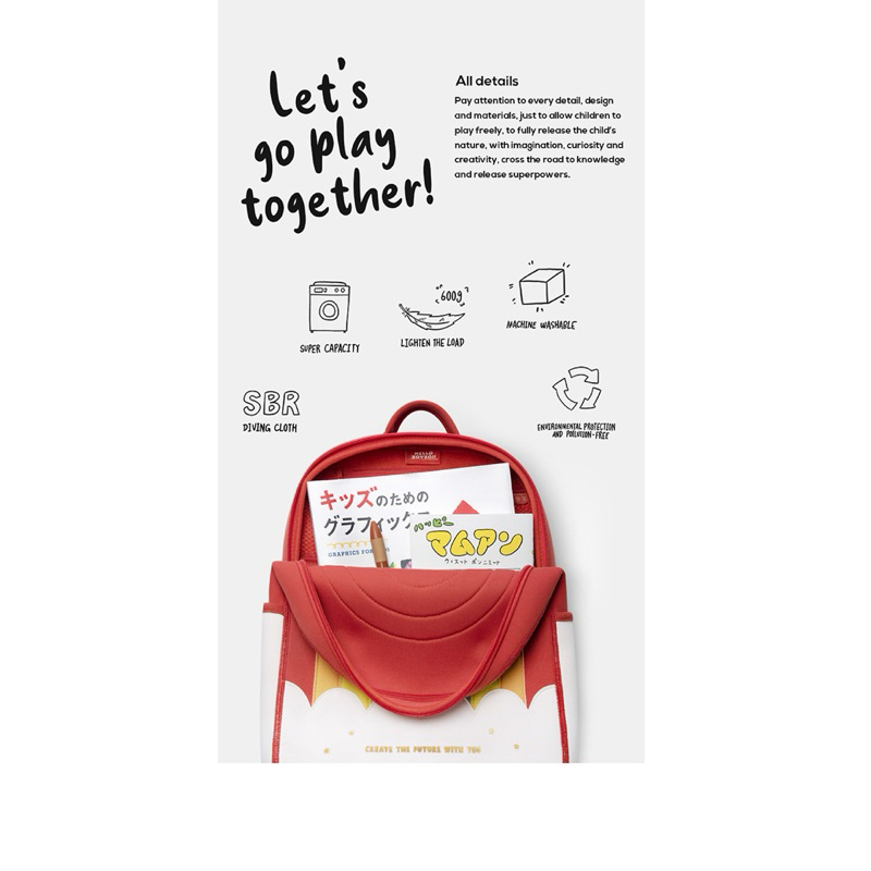 ZOY.ZOII BACKPACK FOR KIDS - BALO XUẤT NHẬT