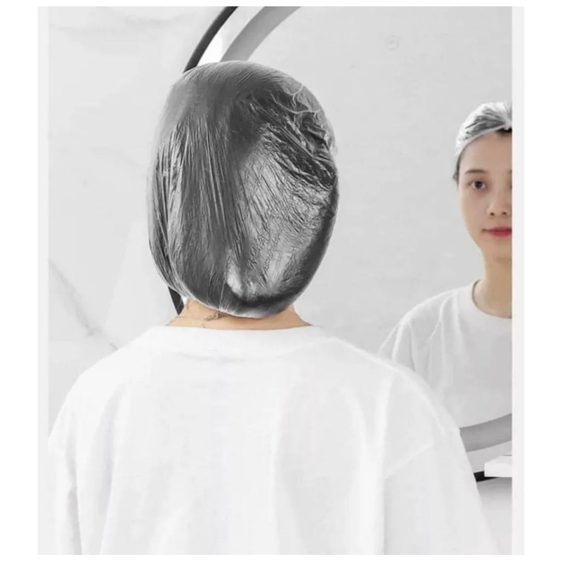 100 chiếc màng bọc thực phẩm co giãn, siêu dai có chun hình túi gấu