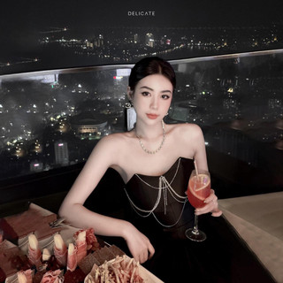 🌷 ĐẦM CÚP NGỰC DÂY NGỌC TÙNG LƯỚI⚡HỎA TỐC⚡ MEOINDAHOUSE