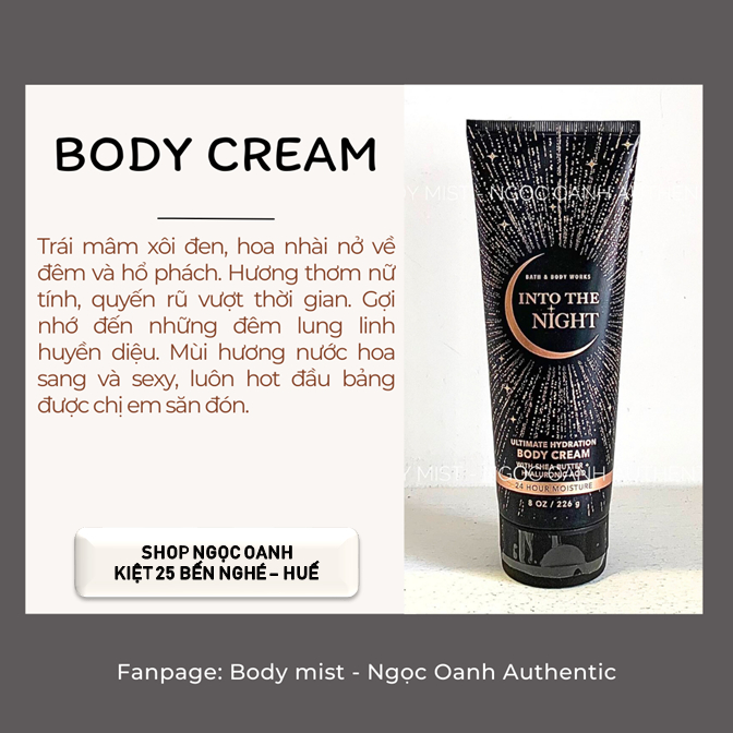Body cream kem dưỡng thể Bath & Body Works