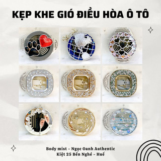 Kẹp khe gió điều hòa ô tô, kẹp đựng tinh dầu xe hơi BBW