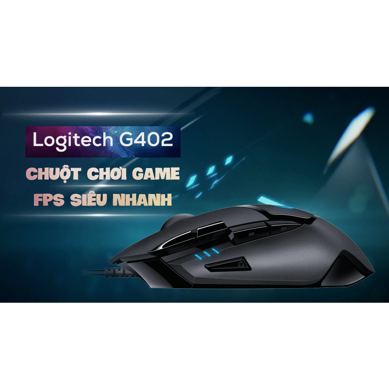 Chuột có dây Logitech G402- Hàng Công Ty, Chuột Vi Tính Laptop Chơi Game Cực Nhạy Giá Rẻ