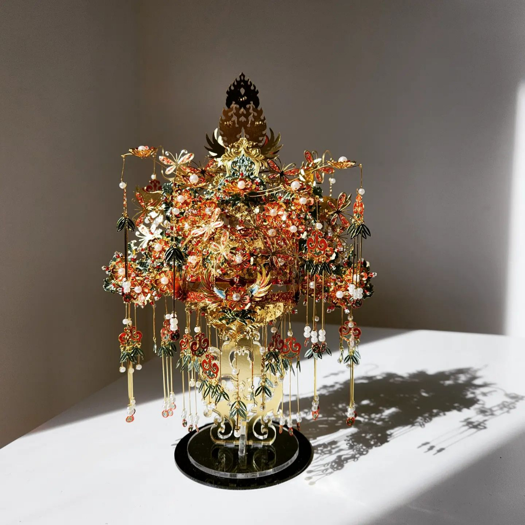 Mô Hình 3D Lắp Ráp Kim Loại Piececool Mão Kim Sí Điểu  P182-GR