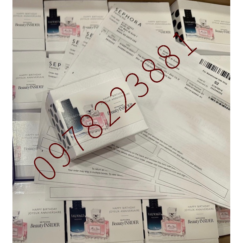 Set Gift Dior mini Sephora