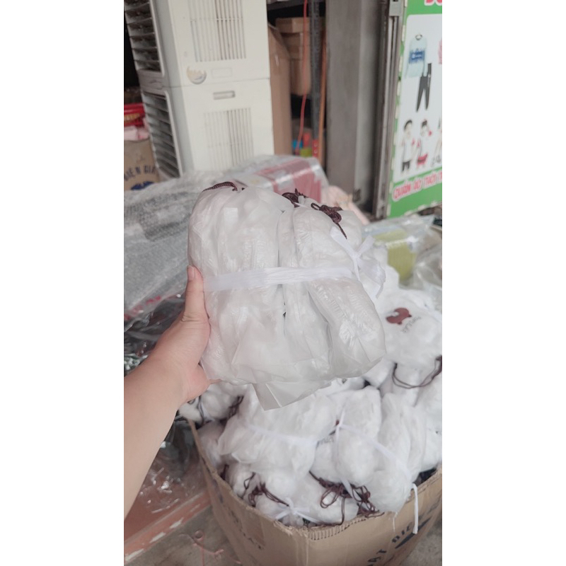 100 chiếc màng bọc thực phẩm co giãn, siêu dai có chun hình túi gấu