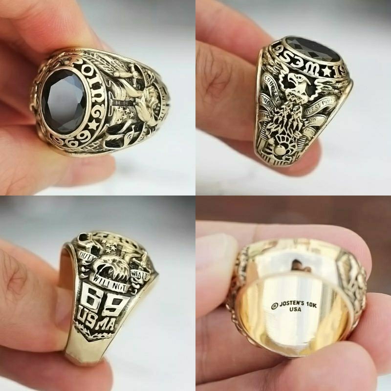 Nhẫn Nam - Nhẫn Mỹ Phong Thủy Cổ Xưa Hội Vàng Năm 1969