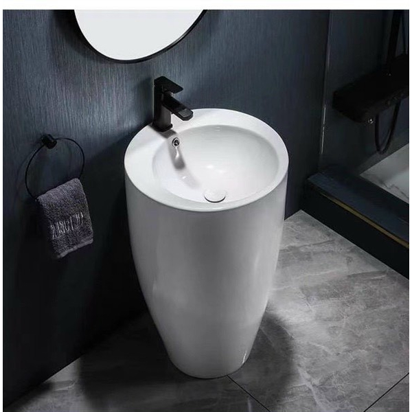 Chậu lavabo sứ hình trụ tròn, Lavabo hình tru tròn