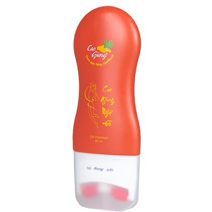 Thanh lăn cao gừng tan mỡ bụng gel massage nghệ đỏ Thiên Nhiên Việt chính hãng 180ml đánh tan mỡ bụng nhanh chóng