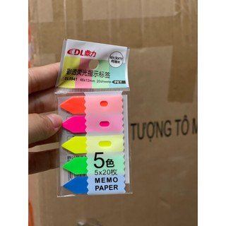Note 5 màu nhựa mũi tên