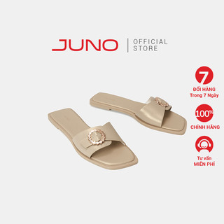 Dép Bệt Nữ 1cm Thời Trang JUNO Trang Trí Khóa The Sun SD01133