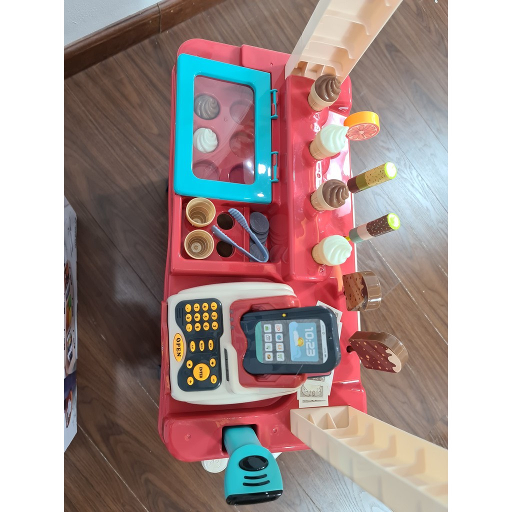 Đồ Chơi Quầy Bán Kem Cho Bé, Đồ Chơi Bán Kem Cỡ Lớn 55 Chi Tiết Cao Cấp rất hấp dẫn cho các bé chơi vui