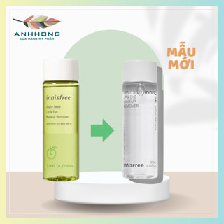MẪU MỚI - Nước Tẩy Trang Mắt Và Môi Innisfree Apple Seed Lip & Eye Remover 100ml