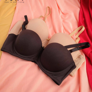 Áo ngực cúp ngang, quả trơn, mút dày, 3 móc cài TUKY 6464 Chuẩn Hàng Thương Hiệu
