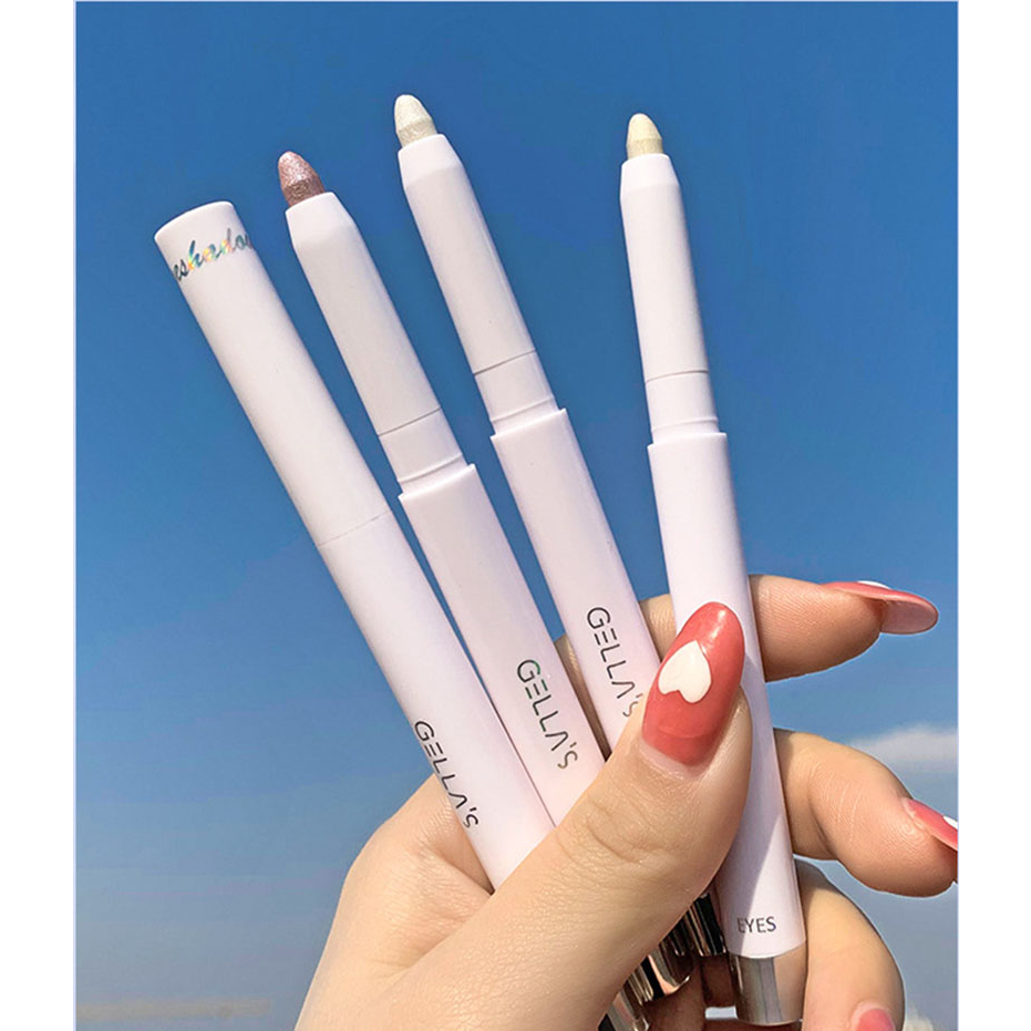 Phấn mắt nhũ bắt sáng dạng bút Gella's chống mồ hôi, Bút nhũ mắt kim tuyến Gella's dạng bút chống nước không lem nhòe