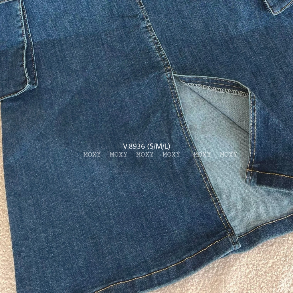 SP008936-Chân váy jean túi hộp