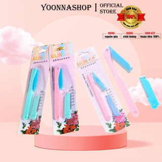 Bộ Dao Cạo, Tỉa Lông Mày Tóc Mái 2 Lưỡi Ailin