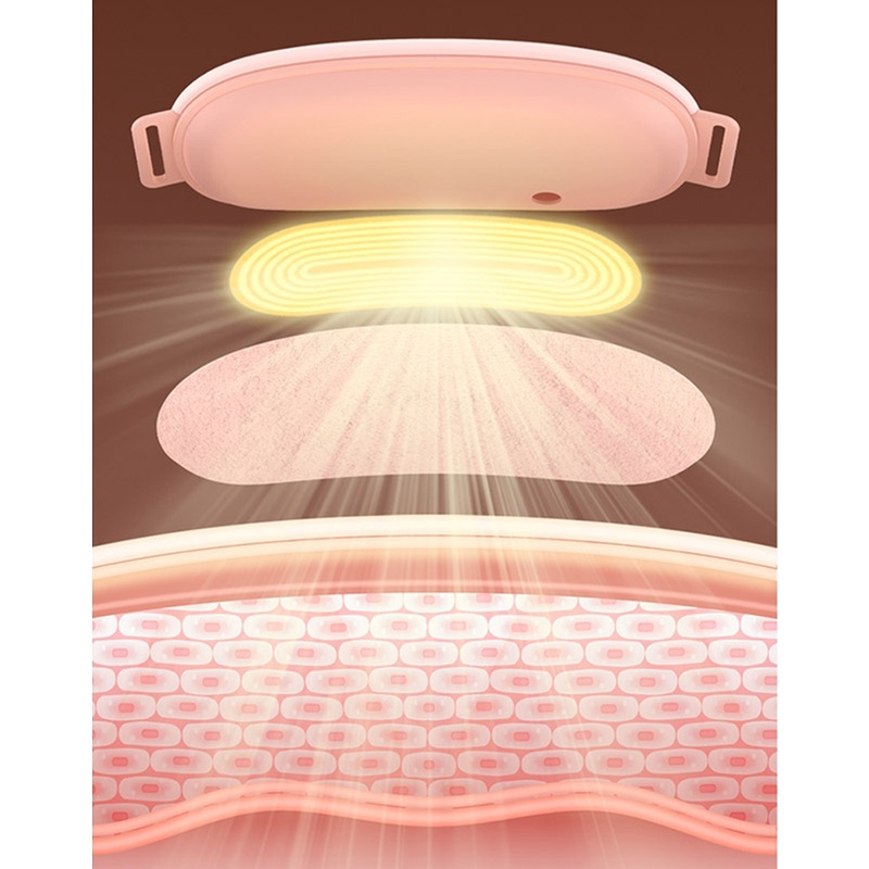 Máy Massage Làm Ấm Bụng Giảm Đau Bụng Đau Lưng Cho Chị Em Đến Kì,Chườm Nóng Giảm Đau Bụng Kinh