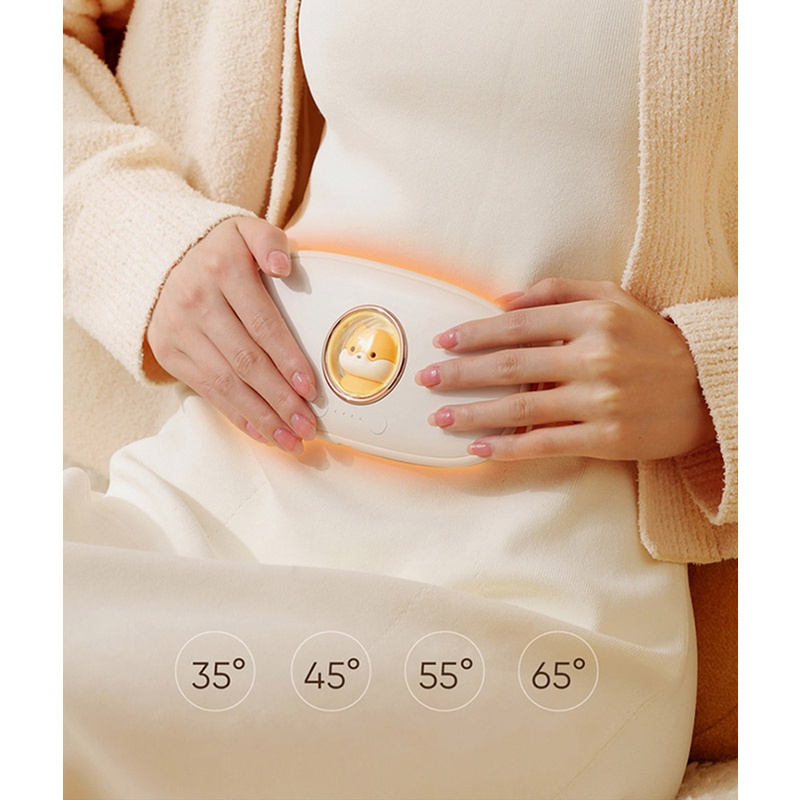 Máy Massage Làm Ấm Bụng Giảm Đau Bụng Đau Lưng Cho Chị Em Đến Kì,Chườm Nóng Giảm Đau Bụng Kinh