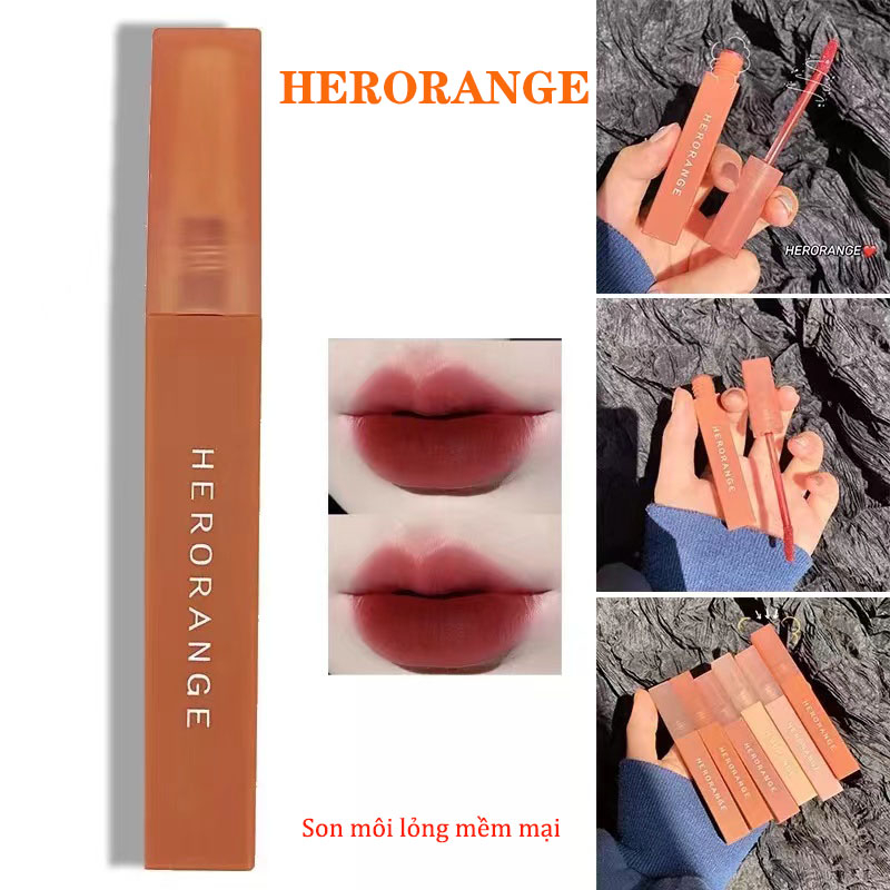 Son môi anh hùng nhẹ nhàng như son nhung, không thấm nước quyến rũ và gợi cảm