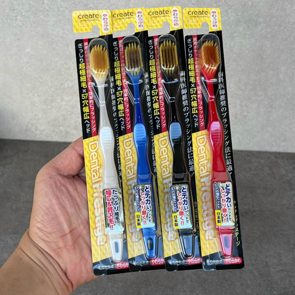 Bàn Chải Đánh Răng Bao Bì Nhật Bản - Bàn Chải Răng Mẫu Nhật Bản