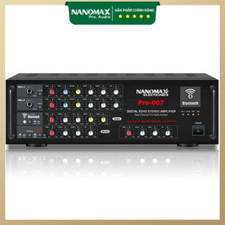 Amply karaoke 8 sò nanomax pro-007 680w kết nối bluetooth chính hãng chất lượng cao