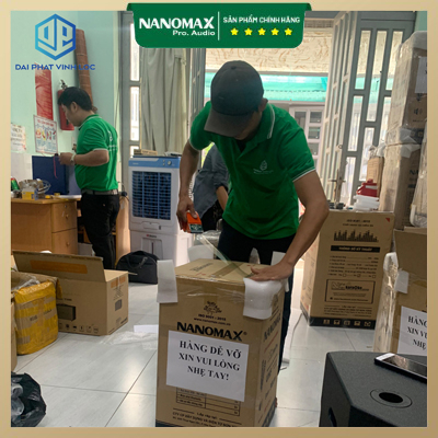 Loa Kéo Bình Bass Đôi Nanomax Pro-905 1800w Bass 40cm x2 Karaoke Bluetooth