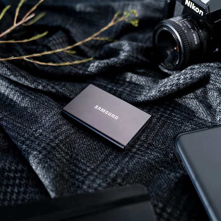 Ổ cứng di động SSD Samsung T7 Portable 500GB| 1TB| 2TB Tốc độ đọc 1050MB/s 1000MB/s USB Type C 3.2 Gen 2