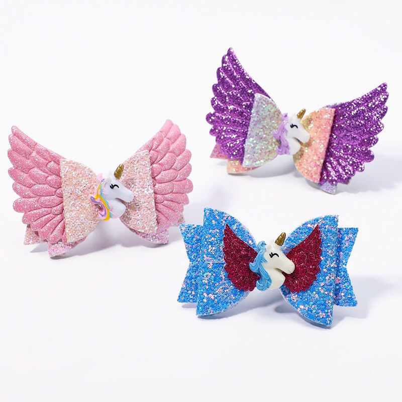 Kẹp pony kim tuyến cho bé gái