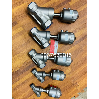 Van xiên chữ y điều khiển khí nén van xiên inox/nhựa dn15,dn20,dn25,dn32,dn40,dn50,dn65